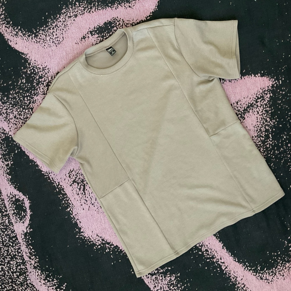Beige Short Sleeve T-Shirt